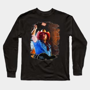 Jason aldean \\ Brush Art Long Sleeve T-Shirt